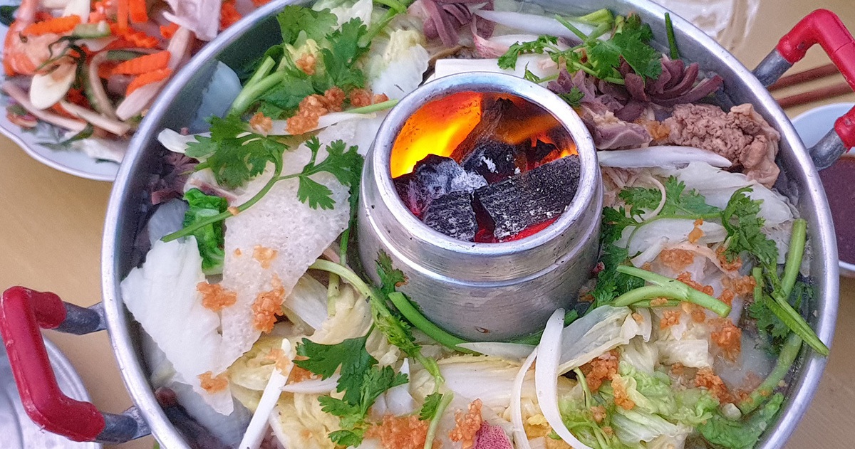 Lẩu thở trong chiếc cù lao