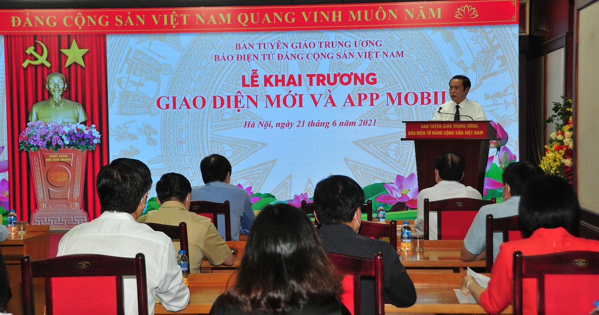 Ra mắt app di động mới báo điện tử Đảng Cộng sản Việt Nam