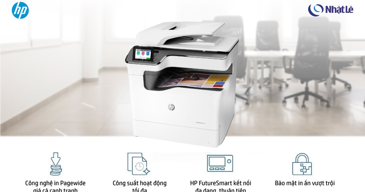 HP Pagewide MFP P77440dn - Máy in đa chức năng lý tưởng cho doanh nghiệp