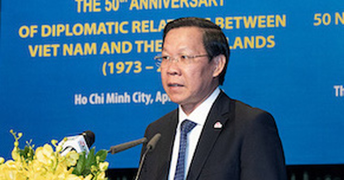 Chủ tịch Phan Văn Mãi: Hà Lan đang góp phần giúp TP.HCM 'xanh hơn'