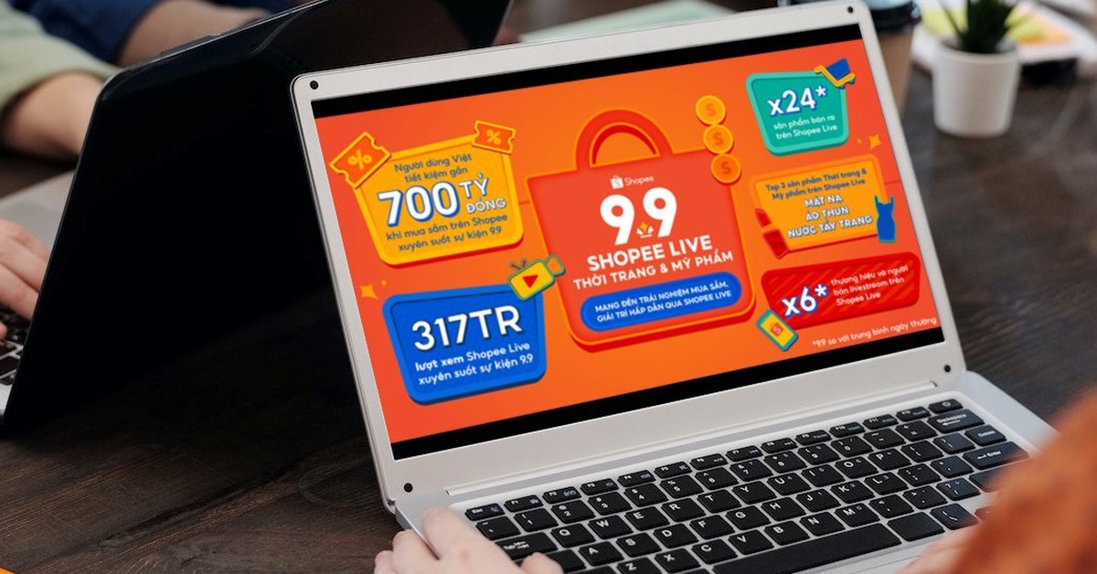 Siêu Sale 9.9: Sản phẩm bán qua livestream trên Shopee tăng gấp 24 lần