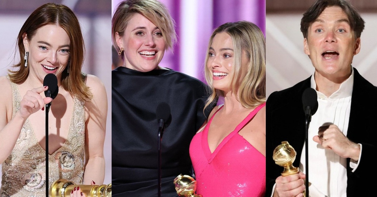 Oppenheimer giành 5 Quả cầu vàng, Taylor Swift ra về sau khi trượt giải