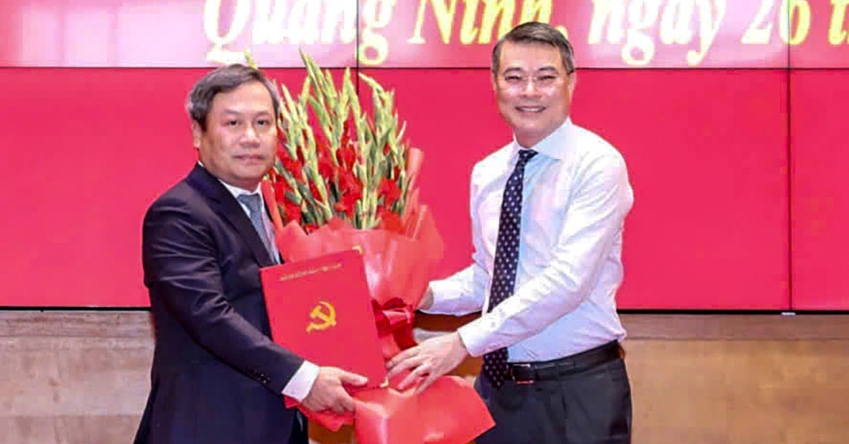 Bí thư Quảng Bình Vũ Đại Thắng được điều động, phân công làm bí thư Quảng Ninh