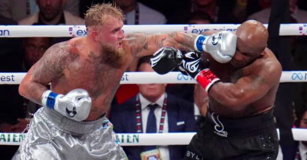 Jake Paul đánh bại Mike Tyson sau 8 hiệp đấu