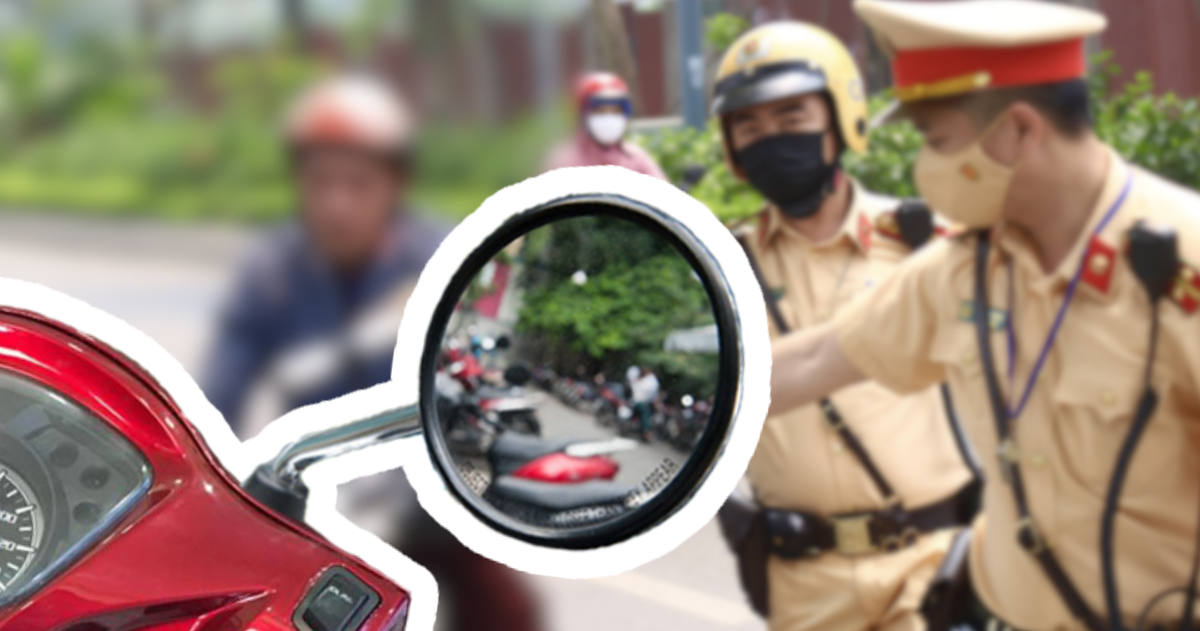 Xe máy thiếu gương chiếu hậu bên trái thì bị phạt bao nhiêu tiền? - Tuổi Trẻ Online