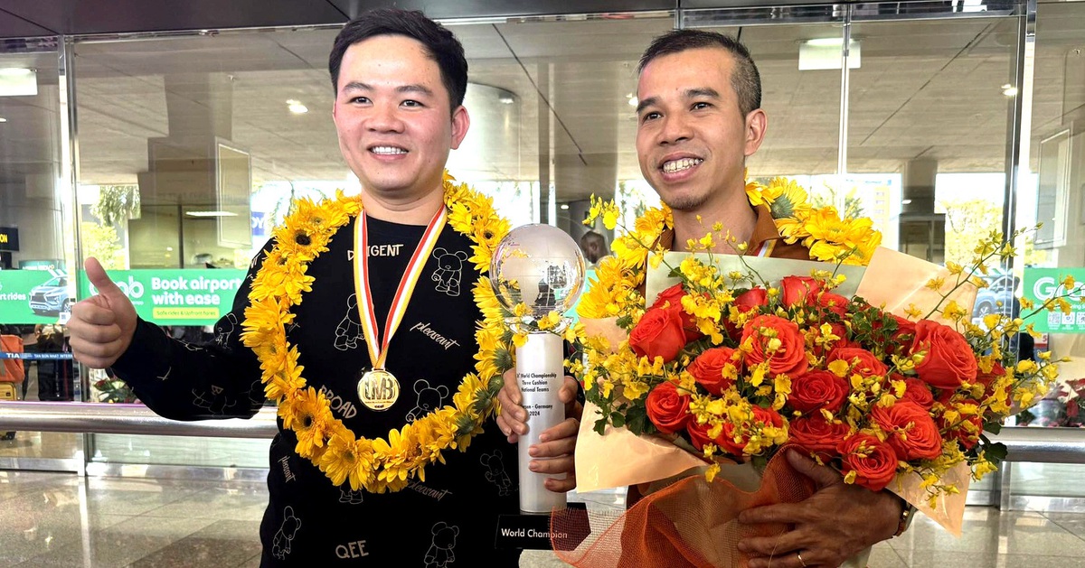 Nhà vô địch thế giới Trần Quyết Chiến, Bao Phương Vinh được chào đón khi về nước