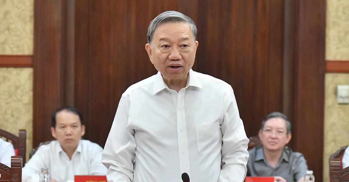 Tổng Bí thư, Chủ tịch nước Tô Lâm chủ trì họp Tiểu ban Văn kiện Đại hội XIV