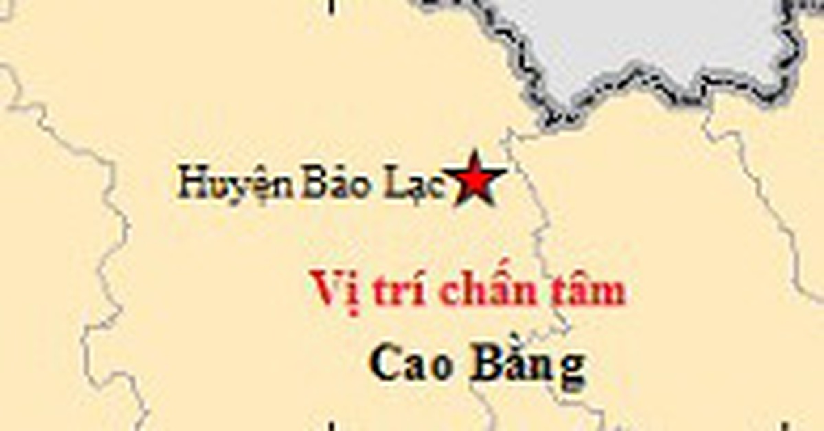 Cao Bằng vừa có động đất
