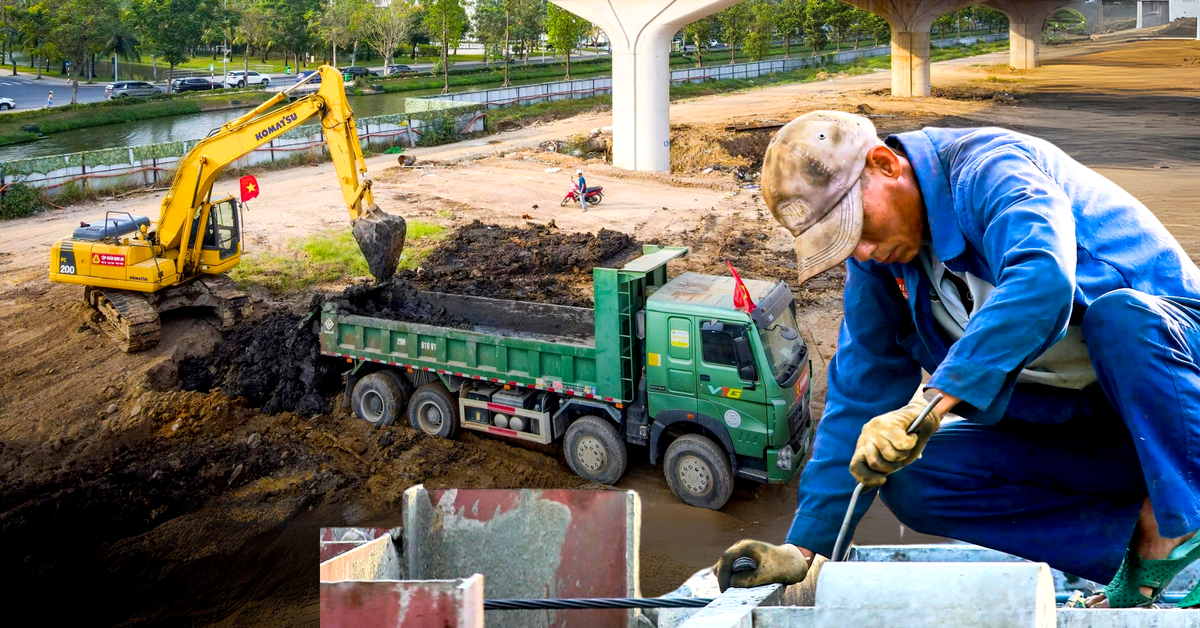 Tết về trên công trường dự án vành đai 3 TP.HCM - Tuổi Trẻ Online