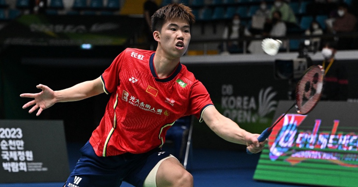 Câu lông Trung Quốc lại thua muối mặt