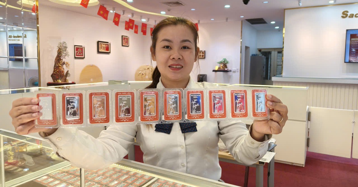 Giá vàng hồi phục, giá bạc lần đầu vượt ngưỡng 2 triệu đồng/lượng