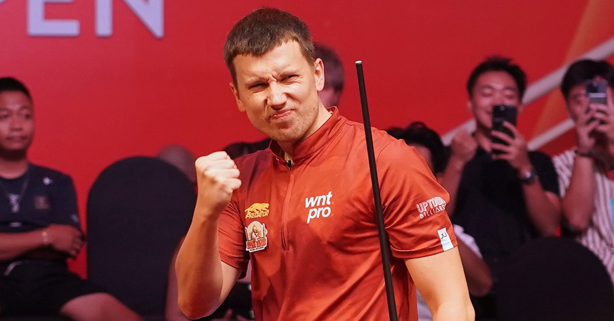 Pijus Labutis trở thành tân vương của Giải billiards Hanoi Open Pool 2025