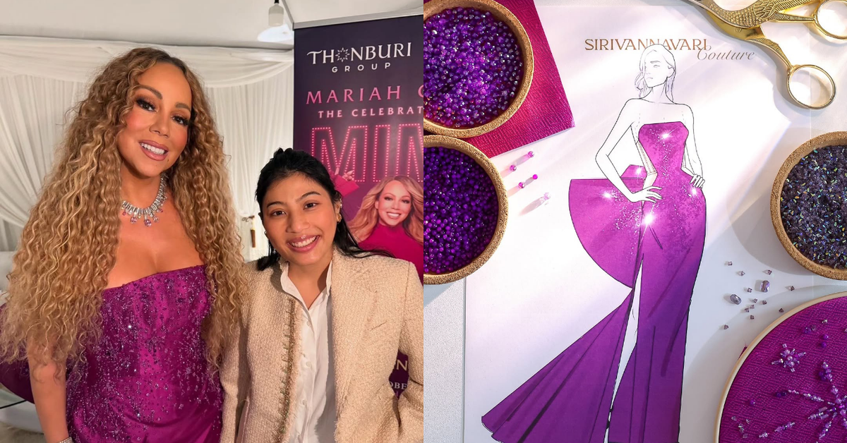 Công chúa Thái Lan thiết kế váy lụa cho Mariah Carey trong đêm nhạc tại Bangkok