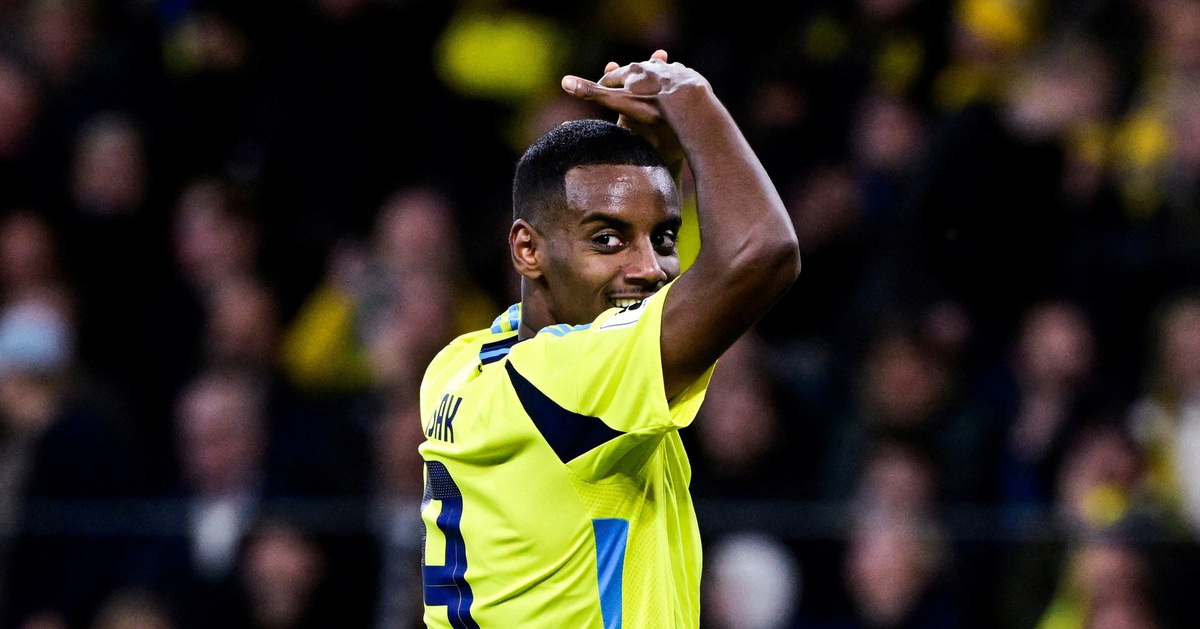 Isak, Gyokeres sắp phải ở nhà xem World Cup 2026