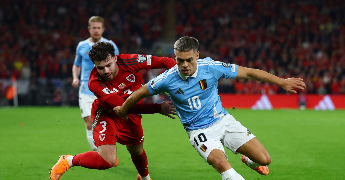 Sự cố hi hữu khiến trận Xứ Wales - Bỉ bị gián đoạn