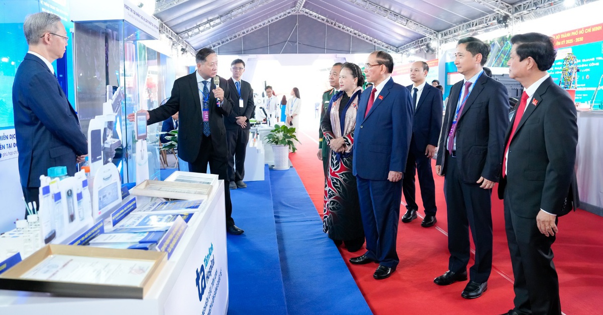 Tâm Anh - VNVC ghi dấu ấn tại triển lãm công nghệ chiến lược quốc gia