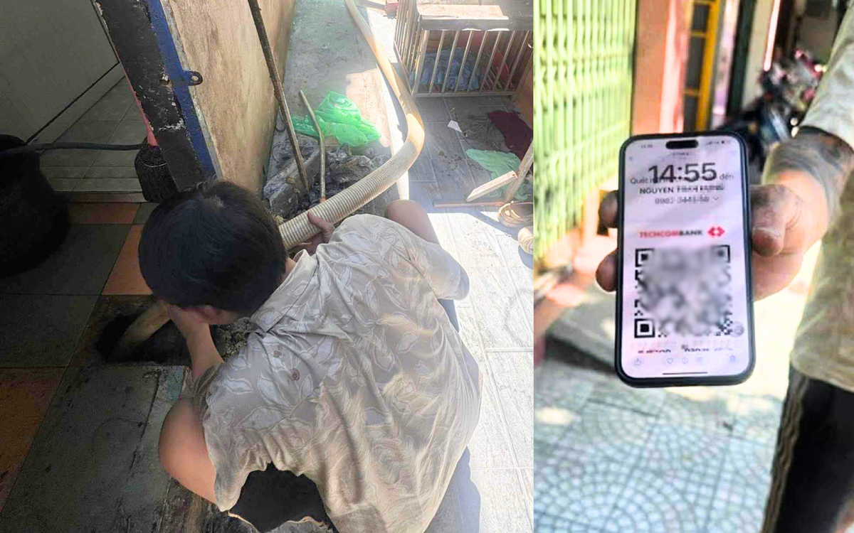 Hút hầm cầu tính theo tấn lấy 19 triệu đồng, một hộ dân tá hỏa trình báo công an