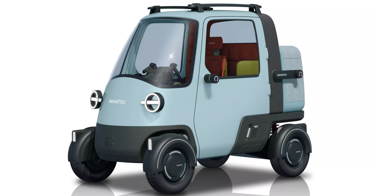 Ô tô điện mini trông như đồ chơi, khó tin lại là xe bán tải 'nhỏ nhất thế giới'