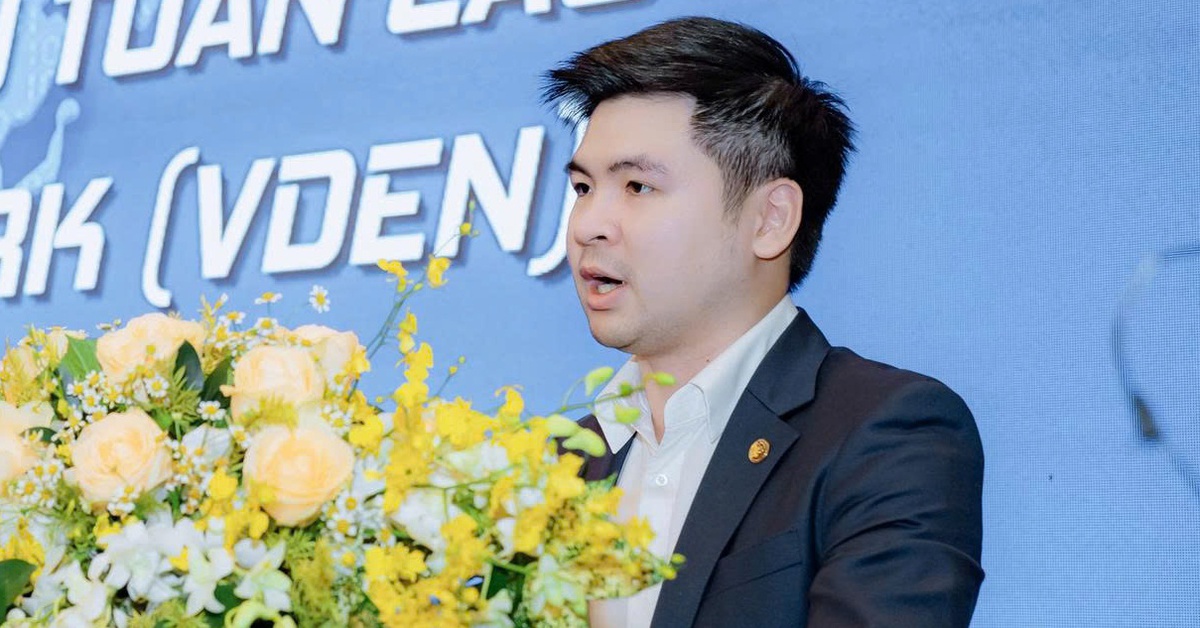 Ông Đỗ Vinh Quang, con trai bầu Hiển là Phó chủ tịch Mạng lưới Chuyên gia dữ liệu toàn cầu Việt Nam