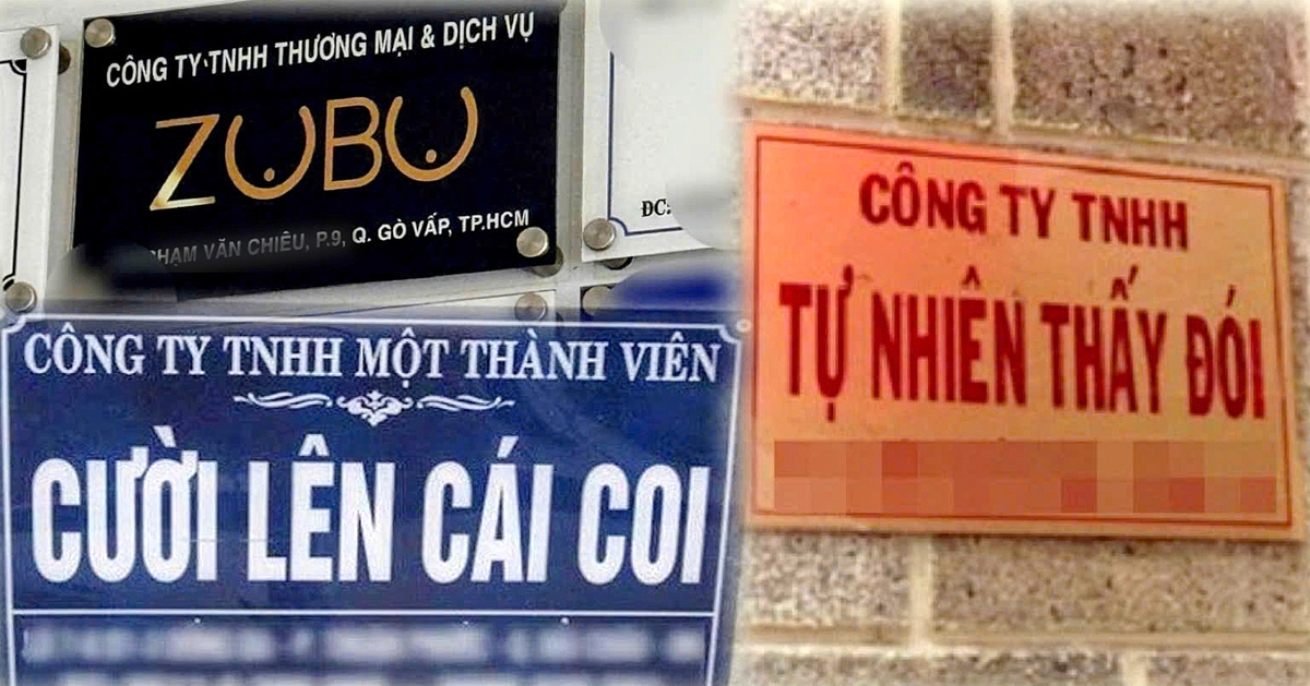Đặt tên công ty ZUBU, Chị Em Rọt, Một mình tao... tào lao nhưng sao vẫn được cấp phép?