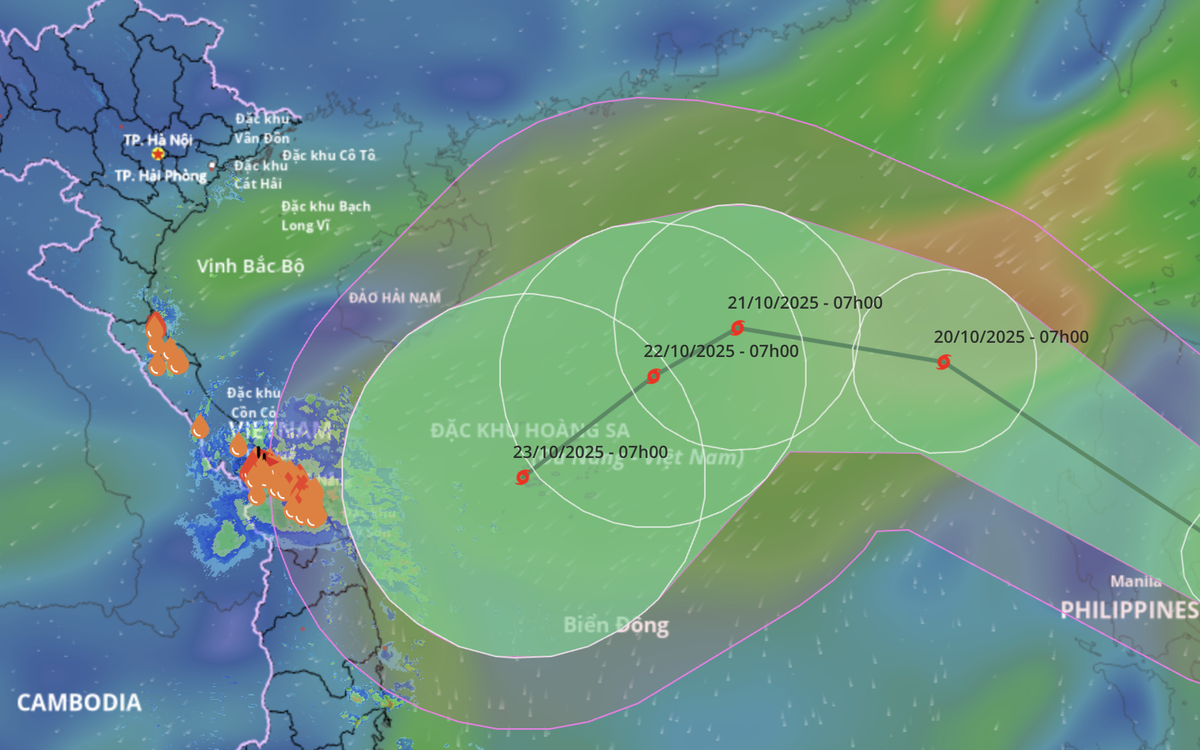 Không khí lạnh ‘khắc chế’ bão Fengsheng Thần Gió ra sao?
