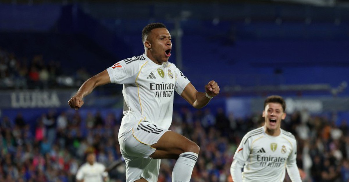 Mbappe giúp Real Madrid lên đầu bảng La Liga trước trận siêu kinh điển