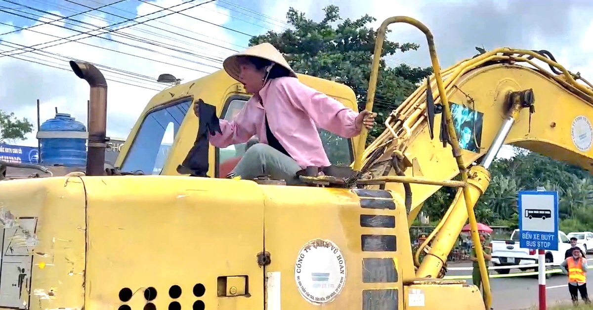 Tạm giữ người phụ nữ ngăn thi công dự án chỉnh trang đô thị ở Tây Ninh