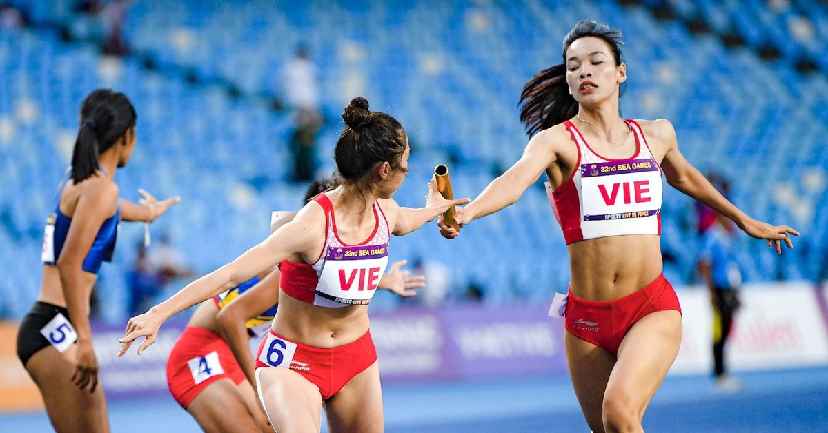 Đội tiếp sức 4x400m nữ tập huấn tại Pháp để bảo vệ huy chương vàng SEA Games