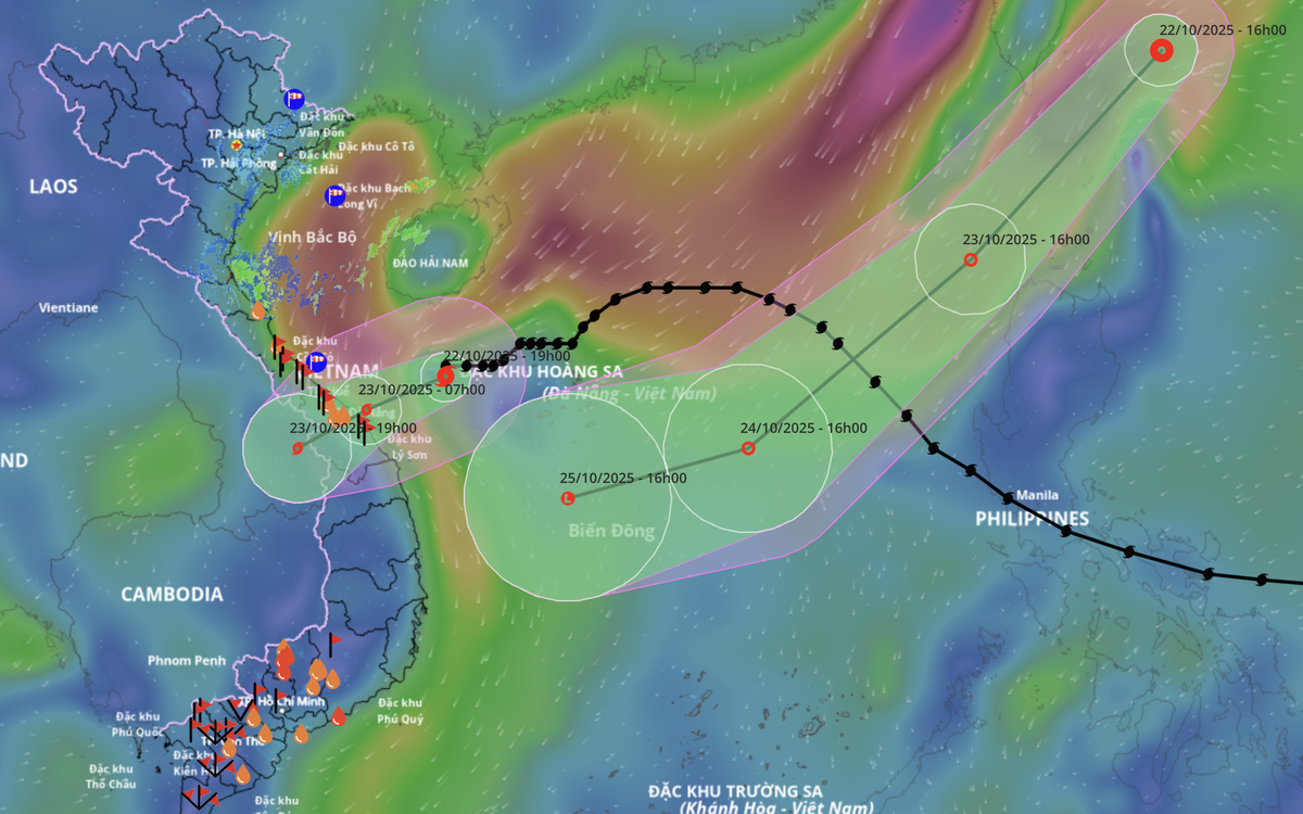 Bão Thần Gió suy yếu thành áp thấp nhiệt đới