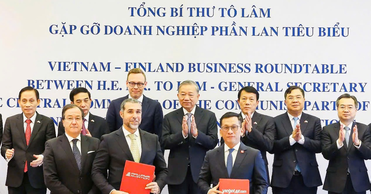 Vietjet ký thỏa thuận phát triển nguồn lực hàng không tại Phần Lan
