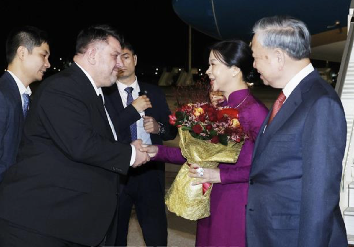 Tổng Bí thư Tô Lâm và Phu nhân bắt đầu thăm chính thức Bulgaria