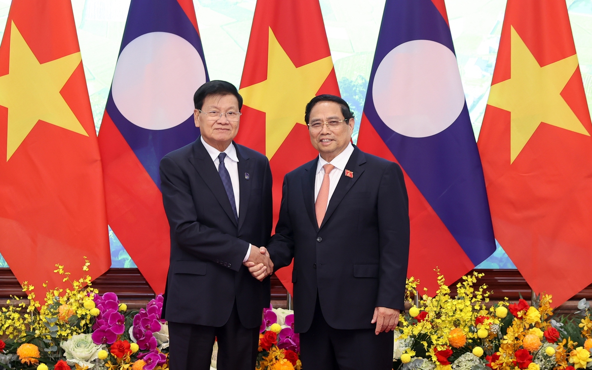 Tổng Bí thư, Chủ tịch nước Lào dự lễ mở ký Công ước Hà Nội