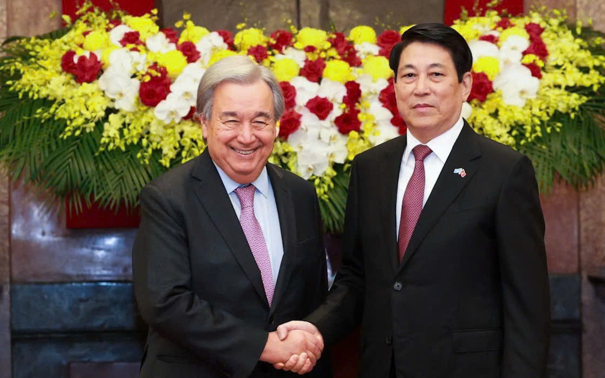 Tổng thư ký Guterres kỳ vọng Việt Nam phát huy hơn nữa vị thế và tiếng nói tại Liên hợp quốc