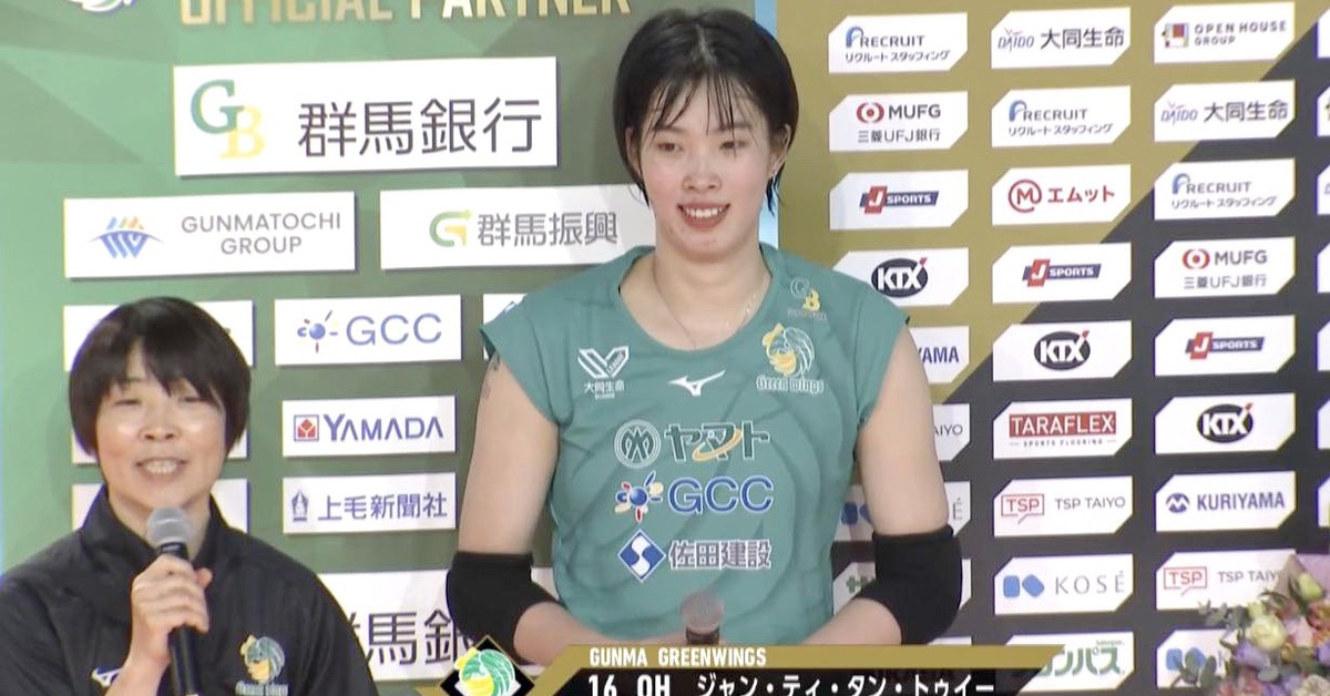 Thanh Thúy bùng nổ, gây sốt ở giải bóng chuyền Nhật Bản