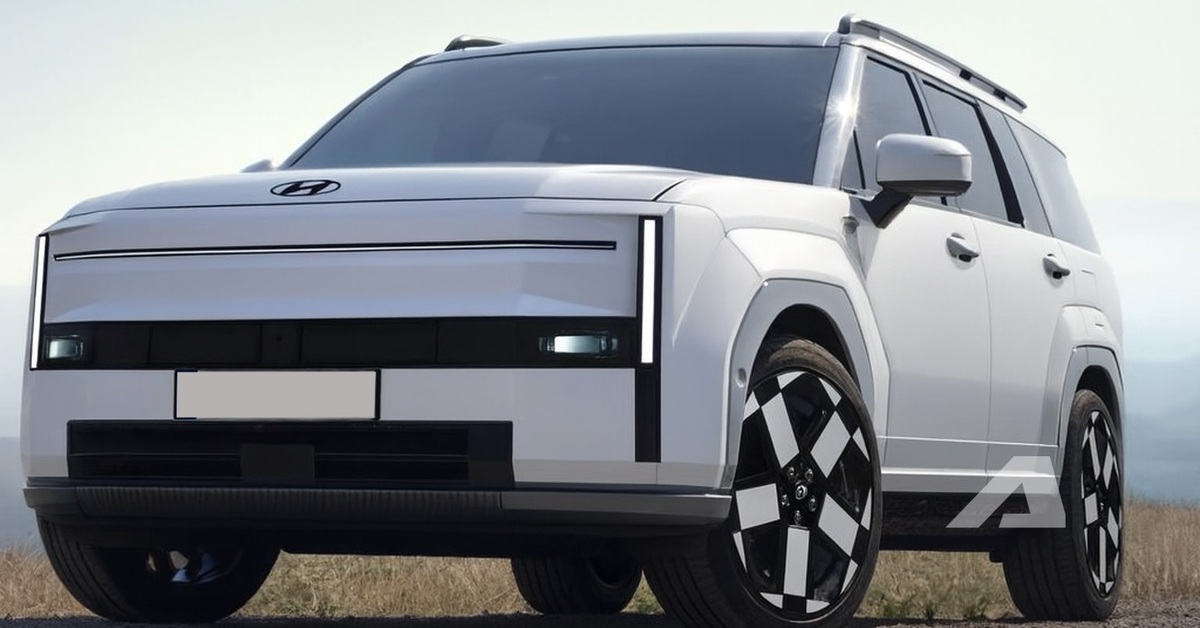 Hyundai Santa Fe để lộ thay đổi thiết kế gây tranh cãi, có thể thêm bản chạy điện