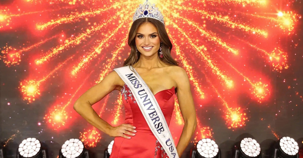Hoa hậu Mỹ vừa đăng quang cực kỳ quyến rũ, là đối thủ nặng ký của Hương Giang tại Miss Universe?