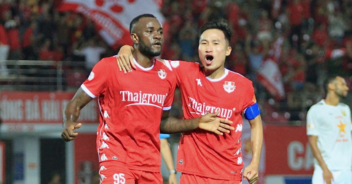 Cầu thủ Việt kiều Viktor Lê mờ nhạt, Hà Tĩnh thua ngược CLB Hải Phòng