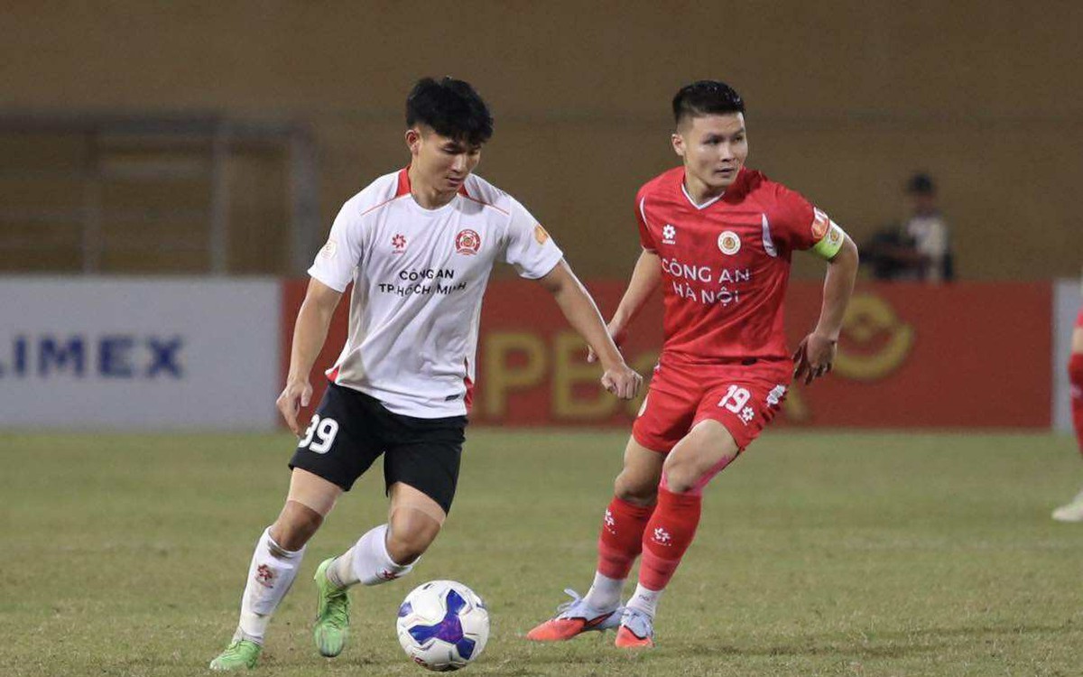 Công An Hà Nội - Công An TP.HCM (hiệp 1) 0-0: Văn Đô nhận thẻ đỏ, chủ nhà chỉ còn 10 người