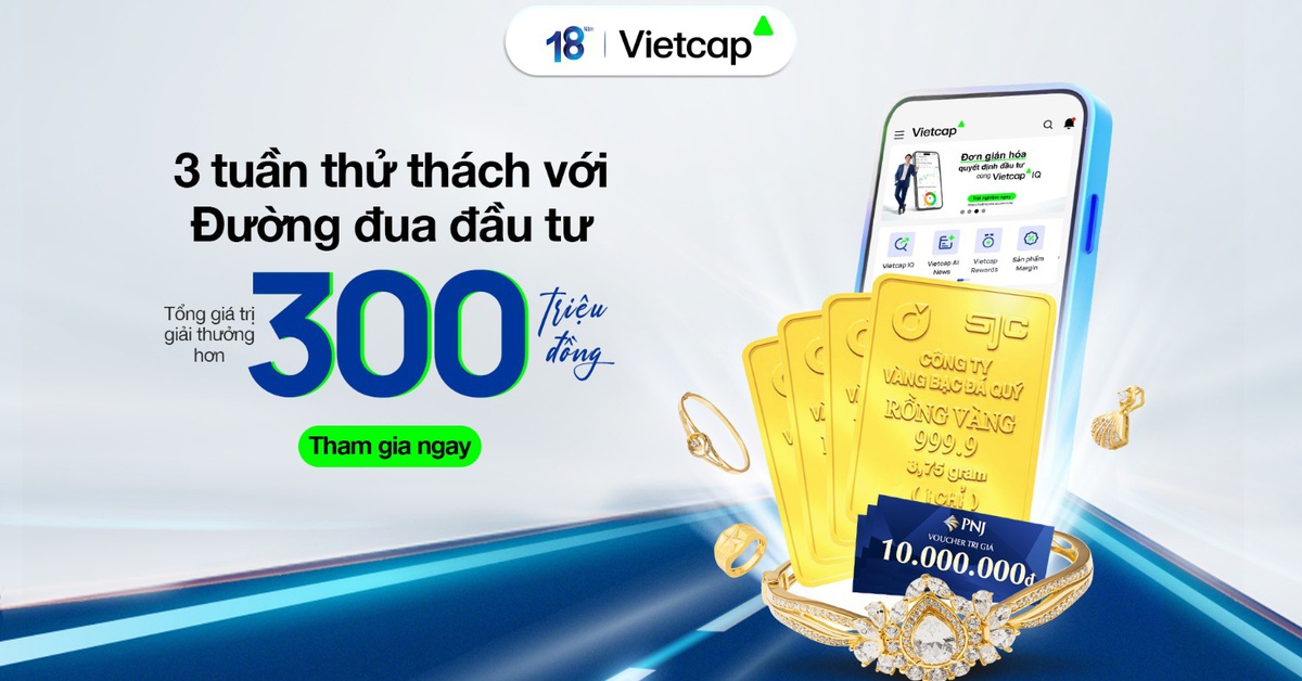 Vietcap đón tuổi mới với cuộc thi ‘3 tuần thử thách với đường đua đầu tư’
