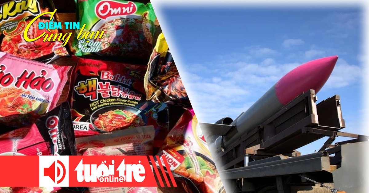 Điểm tin 8h: Quốc gia nào ăn mì gói nhiều nhất? Người dân Czech gây quỹ mua tên lửa tặng Ukraine