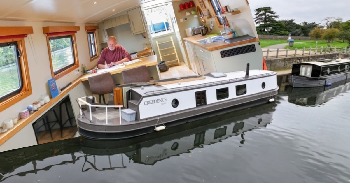 Sống trong nhà thuyền không lo ngập lụt, đủ tiện nghi mà vẫn rẻ hơn mua hay thuê nhà đất