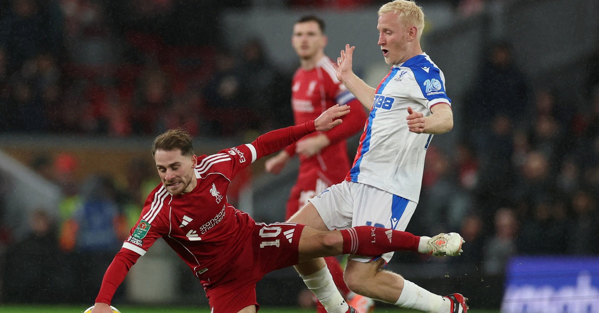Crystal Palace loại Liverpool khỏi Cúp Liên đoàn Anh