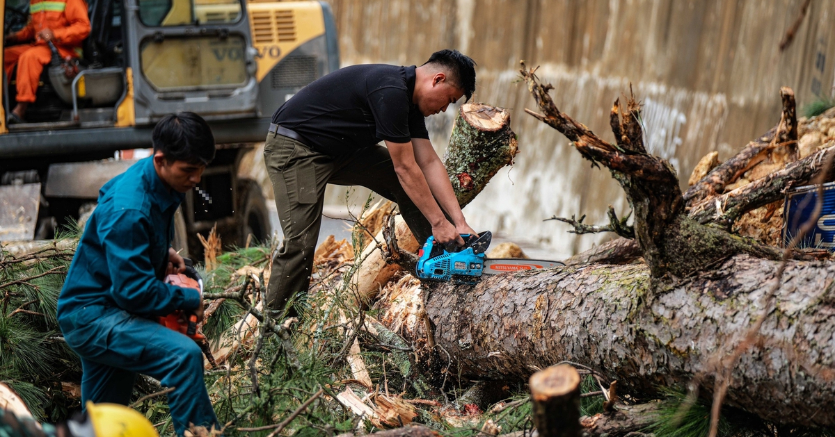 Đá lăn, đất lở, đường nứt, quả đồi nứt toác trên đèo D’Ran dẫn vào Đà Lạt