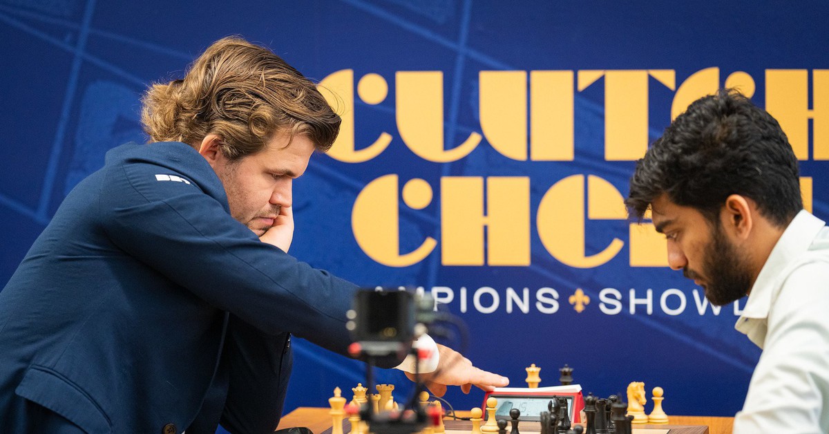 Carlsen thị uy sức mạnh trước Vua cờ Gukesh