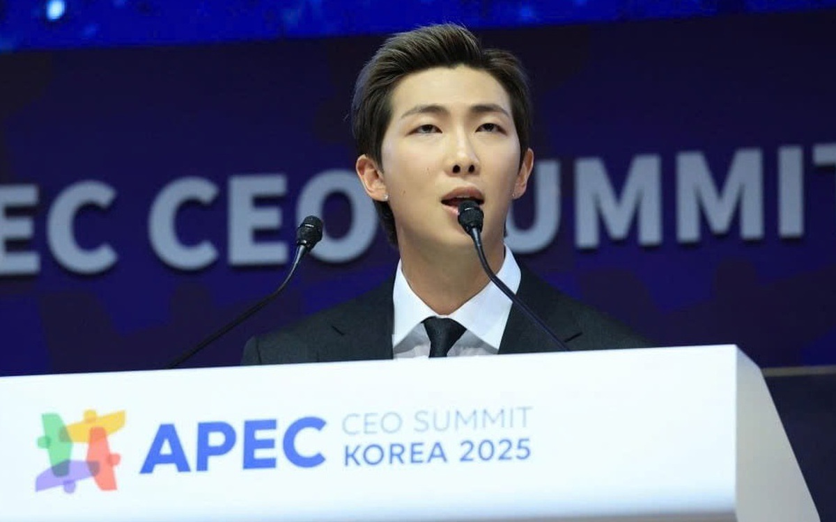 RM BTS phát biểu tại APEC CEO Summit: Xin hãy hậu thuẫn vững chắc cho các nhà sáng tạo