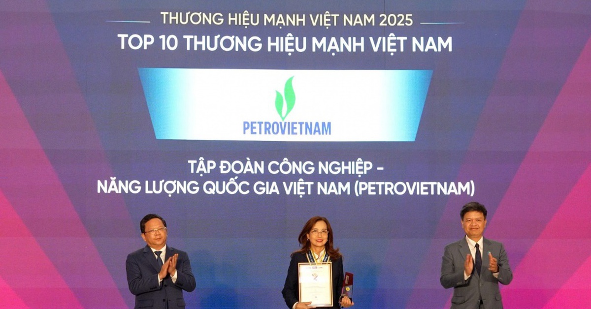 Petrovietnam dẫn đầu Top 10 Thương hiệu mạnh Việt Nam