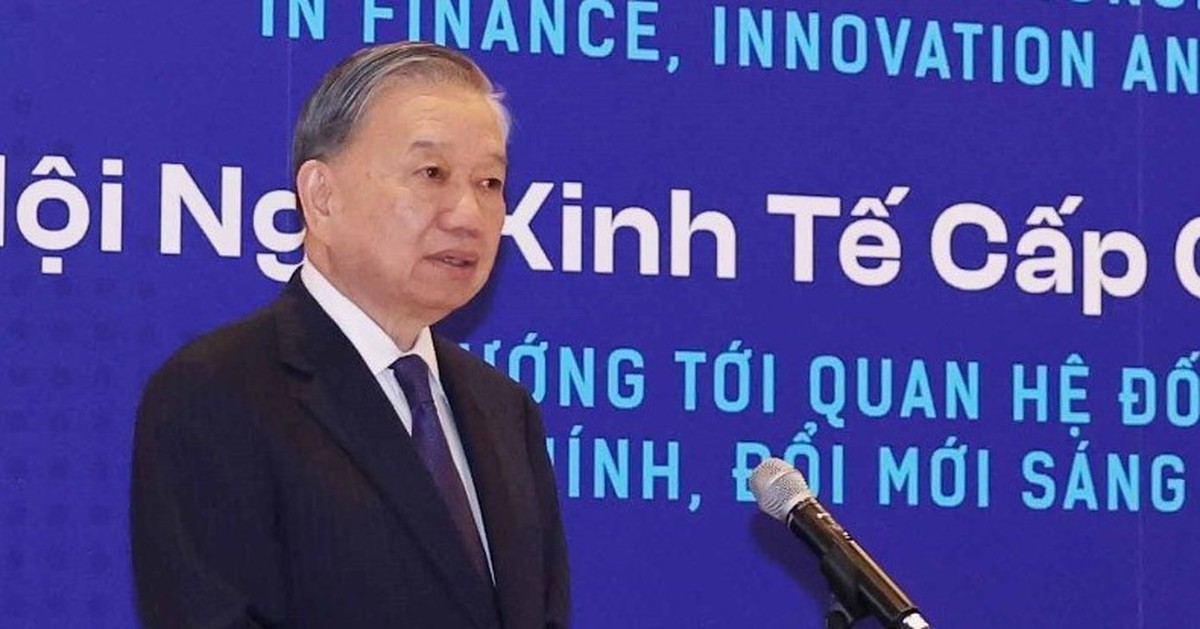 Tổng Bí thư Tô Lâm phát biểu tại Hội nghị Kinh tế cấp cao Việt Nam - Anh