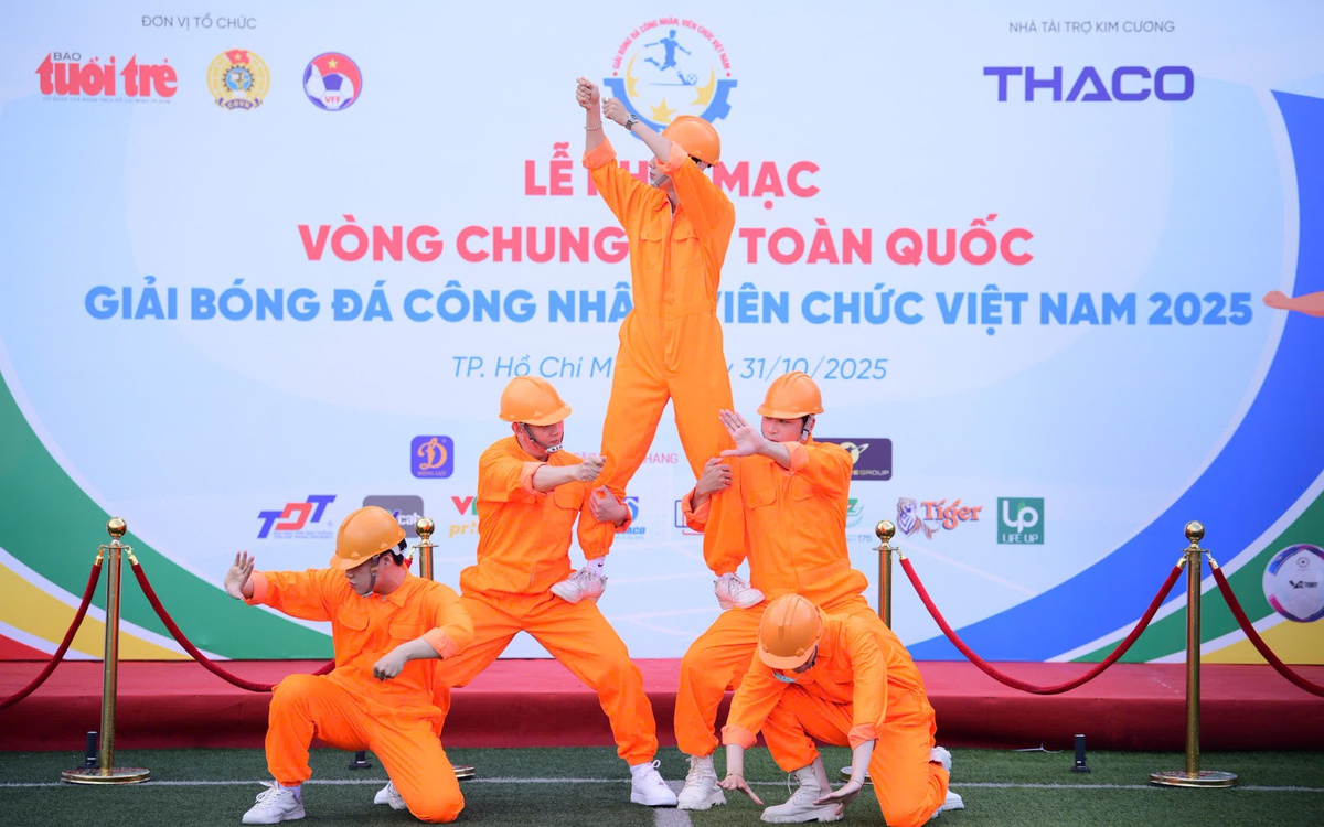 Khai mạc Vòng chung kết Giải bóng đá công nhân, viên chức Việt Nam 2025