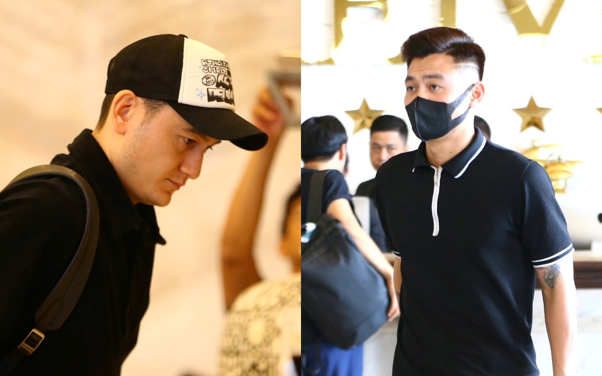 Đức Chiến đeo khẩu trang đen, Văn Lâm check-in một mình ở khách sạn đội tuyển Việt Nam