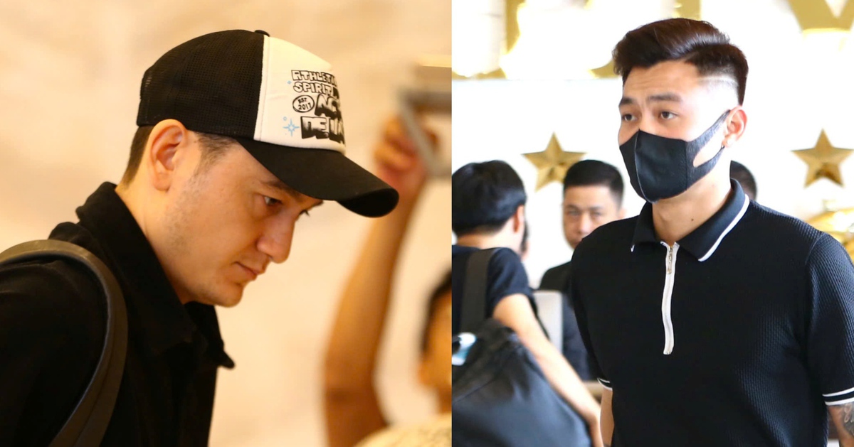 Đức Chiến đeo khẩu trang đen, Văn Lâm check-in một mình ở khách sạn đội tuyển Việt Nam
